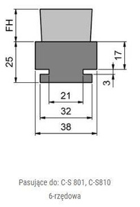 Uszczelka szczotkowa MINK STL800MD