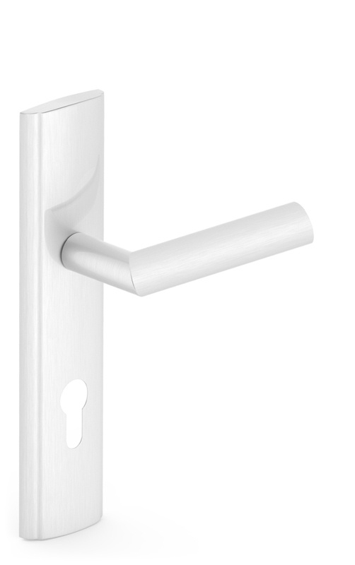 Wewnątrz klatkowa klamka drzwiowa Metal-Bud MIRO 72 mm