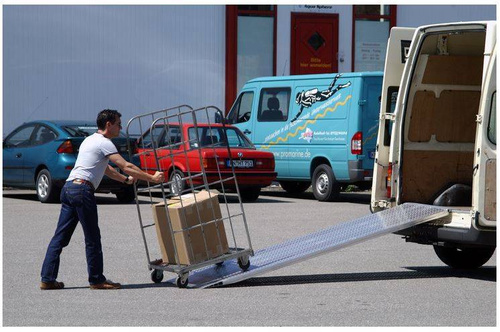 Antypoślizgowa aluminiowa rampa najazdowa ALTEC AOS 400 (081.01.038)