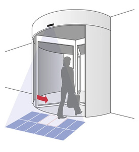 Pasywny czujnik ruchu w podczerwieni BIRCHER PIR30, czarny