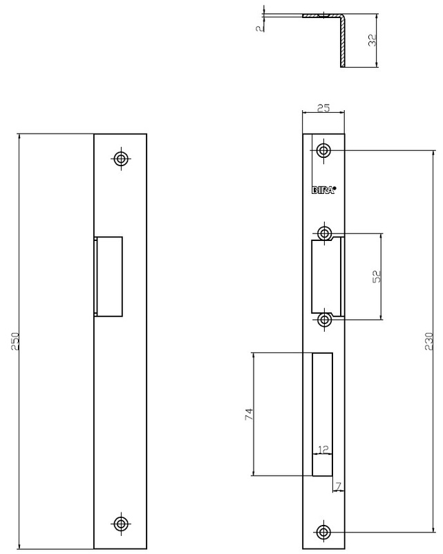 Blacha kątowa BIRA OK-K2 – stal ocynkowana