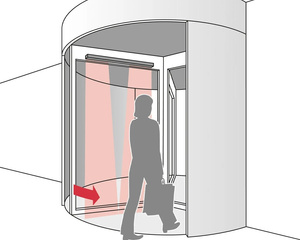Aktywny czujnik podczerwieni BIRCHER UniScan I, 350 mm