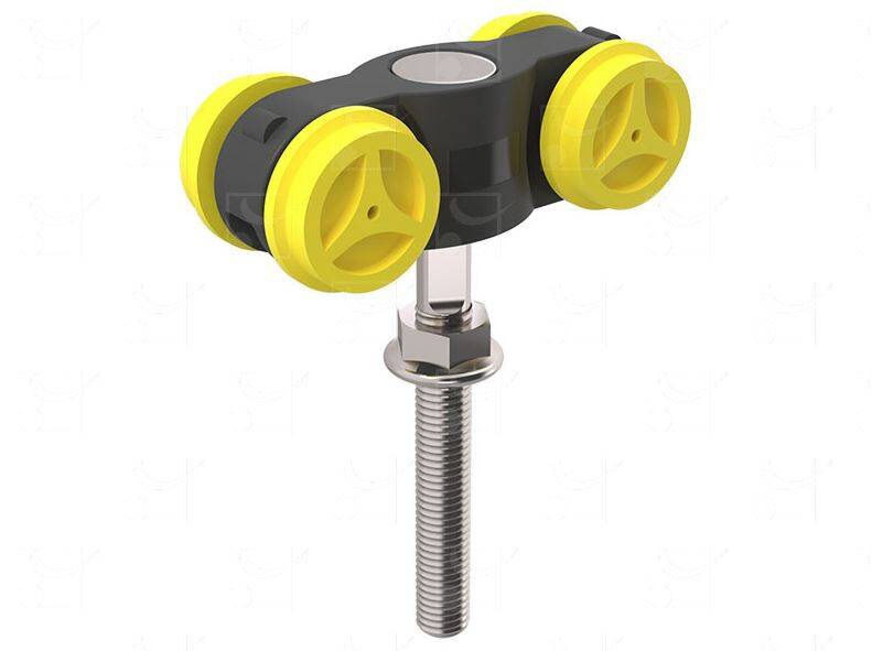 Wózek 4-kołowy MANTION 11280LXA4, koła nylonowe, do terenów nadmorskich