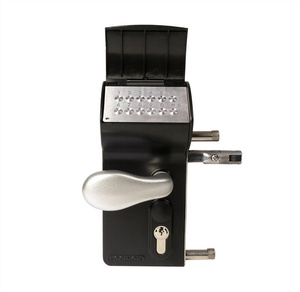 Nawierzchniowy zamek szyfrowy zasilany bateryjnie Locinox VALENTINO LORQ Y2 na rurę 80-100 mm