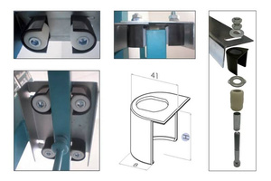 Plastikowa osłona rolki prowadzącej IBFM, typ 459