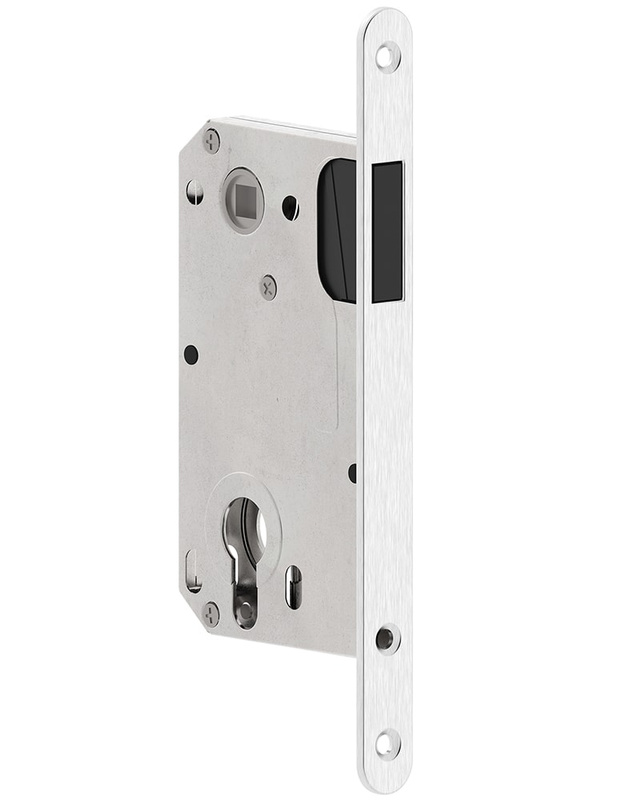Zamek wpuszczany magnetyczny METAL-BUD 85/50 – łatwy montaż