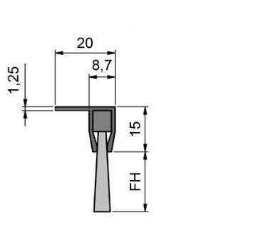 Uszczelka szczotkowa MINK STL2011