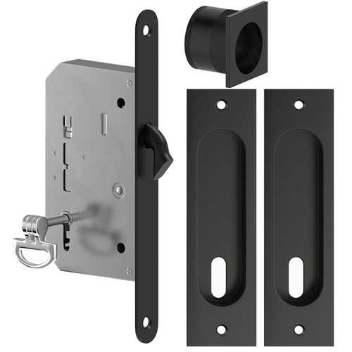 Zamek wpuszczany hakowy Metal-Bud, prostokątny