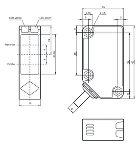 Bariera świetlna BIRCHER LBGate R18 (316762)