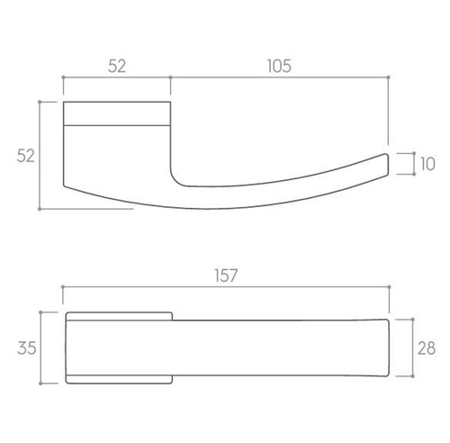 Klamka drzwiowa CORONA ARC
