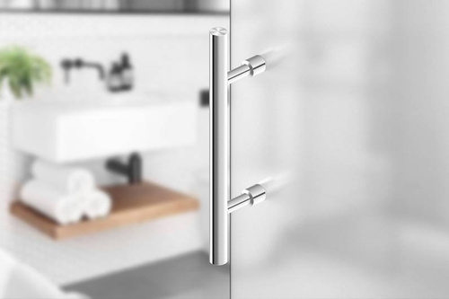 Antaba do drzwi szklanych Metal-Bud, 350 mm