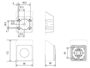 Obudowa BIRCHER 412057 do przełącznika CleanSwitch, certyfikat HACCP