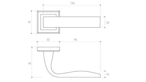 Klamka drzwiowa Metal-Bud EUROPA