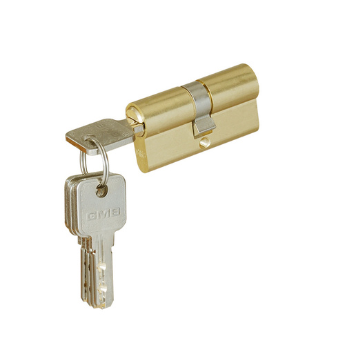 Wkładka bębenkowa GMB nawiercana dwustronna, mosiądz