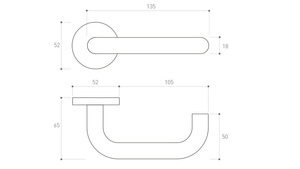 Klamka drzwiowa Metal-Bud JOWISZ