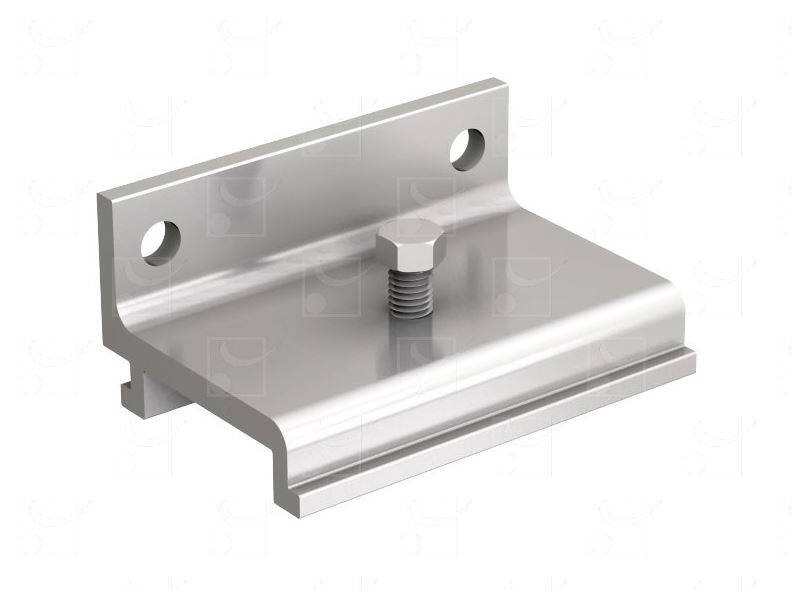 Komplet uchwytów ściennych MANTION GJ10530B, aluminium anodowane