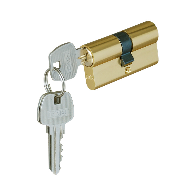 Wkładka bębenkowa GMB inwestycyjna dwustronna, mosiądz