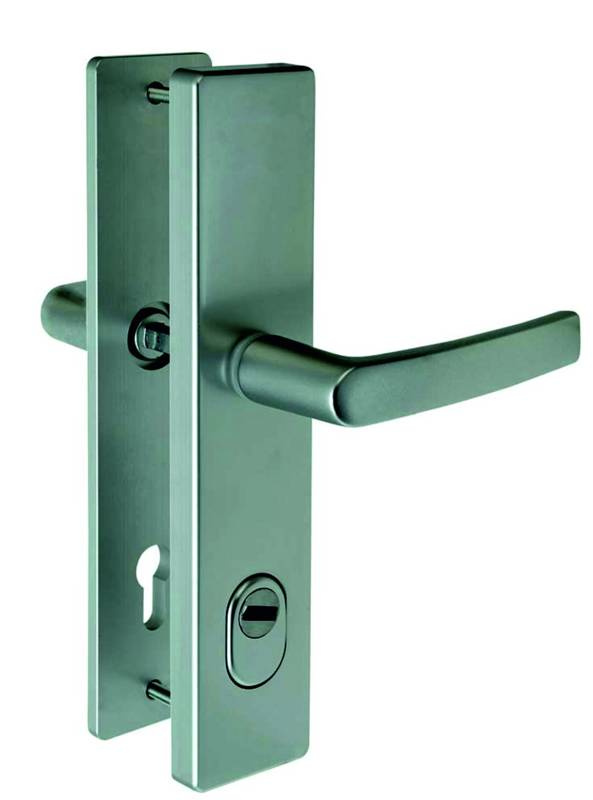 Wzmocniona klamka drzwiowa na długim szyldzie LOB CENTAUR 2 XT