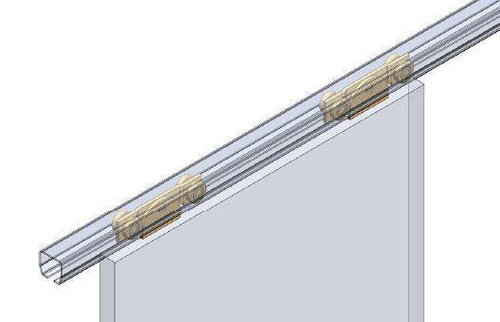Wózek 4-kołowy NIKO 24.R94, ocynk