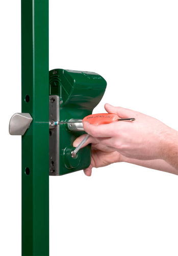 Zamek z kodem mechanicznym do bram przesuwnych Locinox LEONARDO LLKZ na profil kwadratowy 40 mm