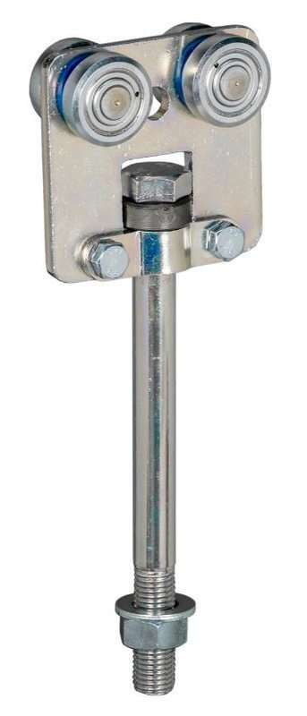 Wózek 4-kołowy z obrotowym trzpieniem NIKO 23.R52, ocynk