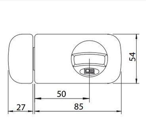 Zamek wierzchni LOB TZ51