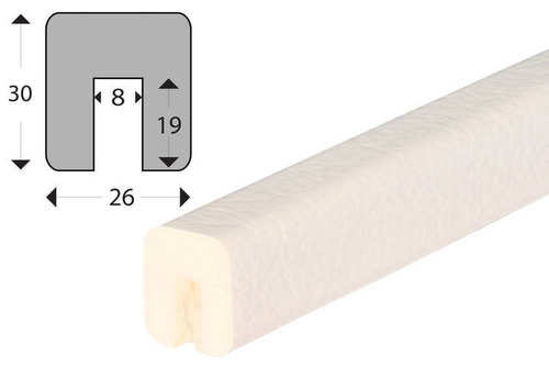Elastyczny profil ostrzegawczo-ochronny KNUFFI typ G (1000 mm)