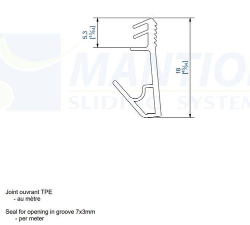 Uszczelka MANTION GHEU30L, TPE