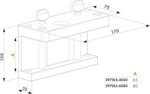 Szablon do wiercenia Locinox 3970LS