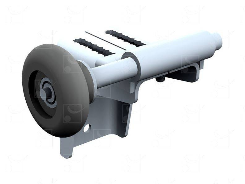 Wózek bramowy z regulowaną klamrą MANTION SPORTUB 4450, koła Delrin