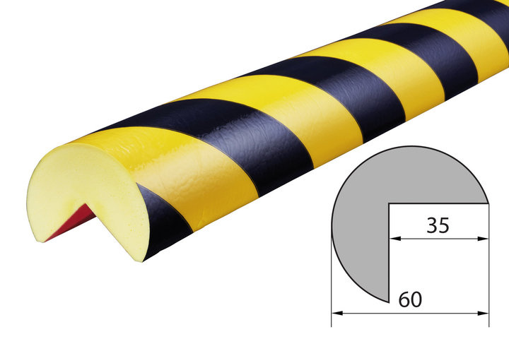 Elastyczny profil ostrzegawczo-ochronny KNUFFI typ A+ (1000 mm)