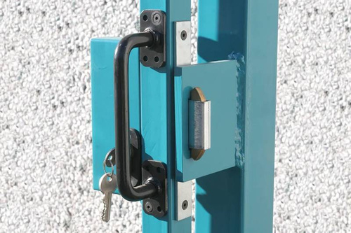 Podwójny zamek hakowy do bram przesuwnych z napędem IBFM typ 2570