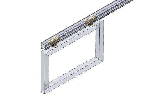 Wózek 4-kołowy NIKO 27.T00, ocynk